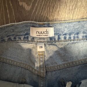 nuuds Light Blue Straight Leg Jeans
